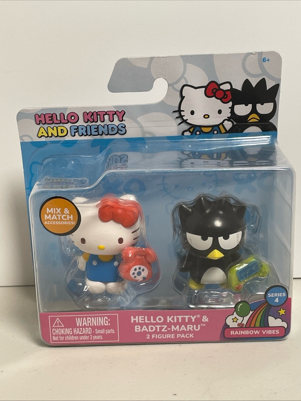 Hello Kitty and Friends Series 4 Rainbow Vibes Badtz-Maru New Jazwares 2025